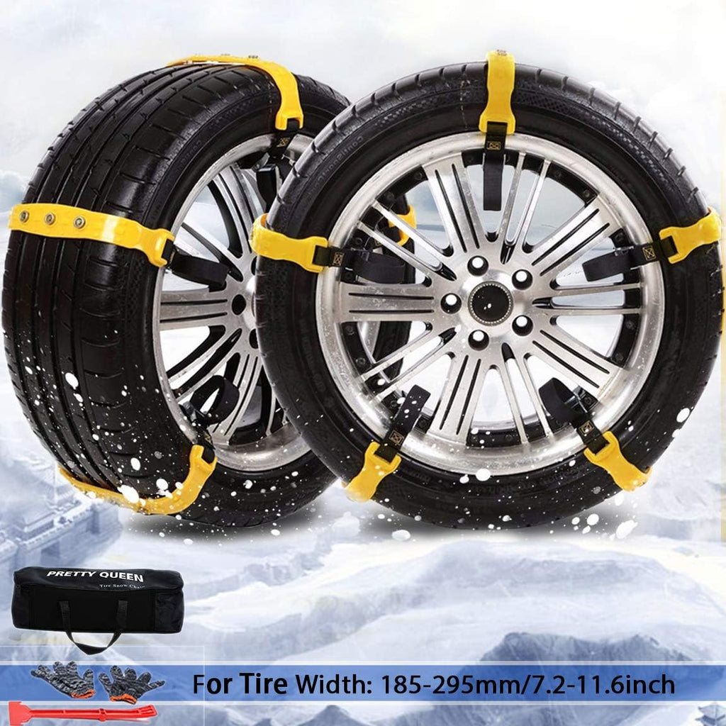 10 Pcs Car Tire Chains for Snow Ice Mud U783997