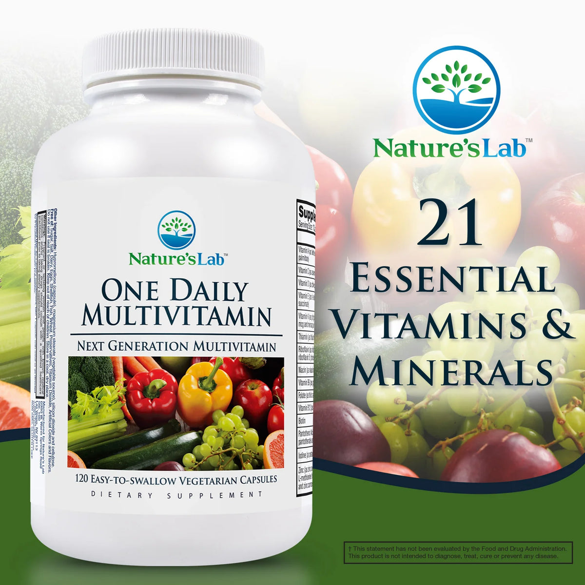 2 Packs Multivitamin, 120 Vegetarian Capsules H368950