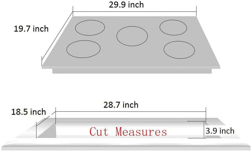 30 inch Gas Cooktop Tempered Glass 5 Burners Stove Top A7614