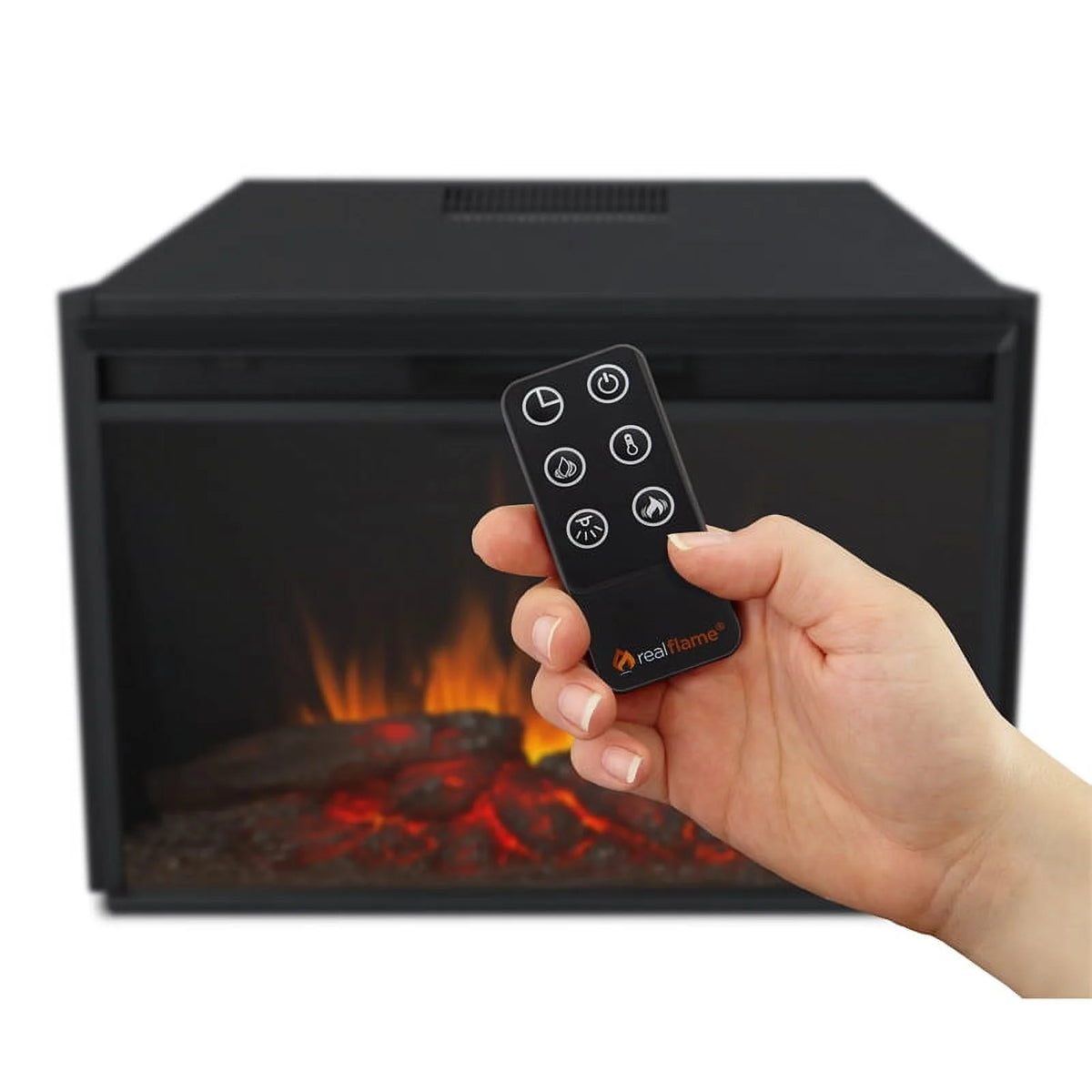 White Electric Fireplace P111
