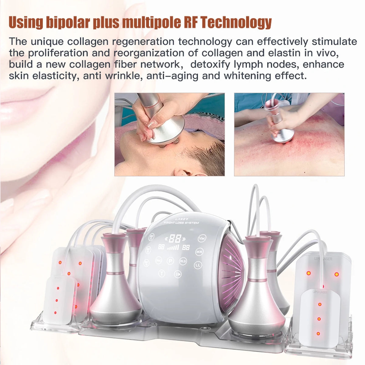 80K RF Radio Frequency Body Slimming Skin Lifting Beauty Machine S586233