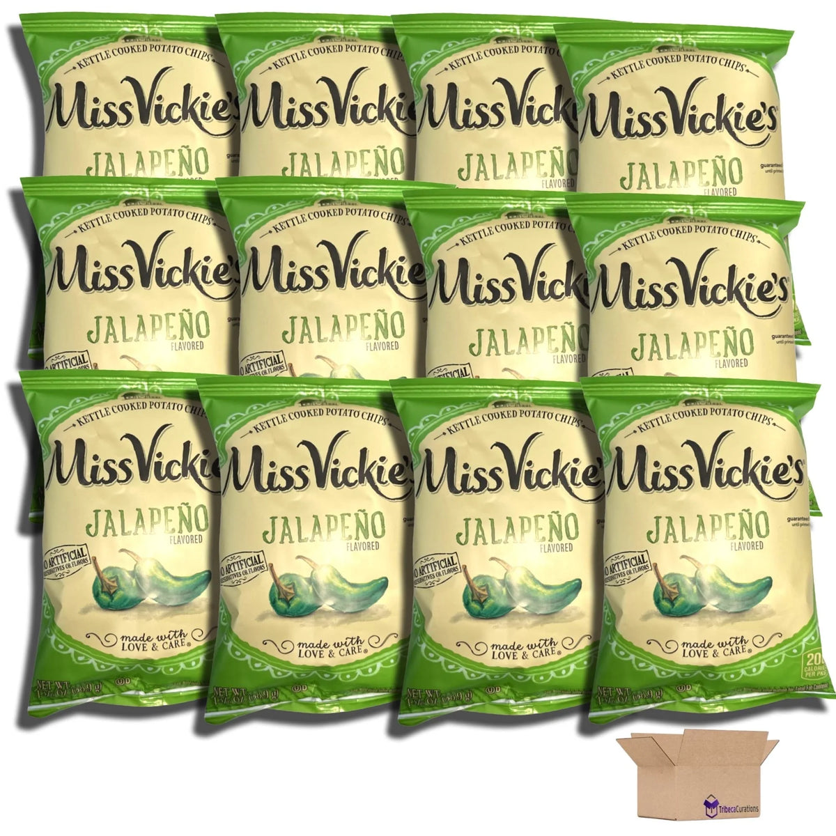 1.375 Oz Kettle Cooked Potato Chips Bundle Value Pack of 12 B70950
