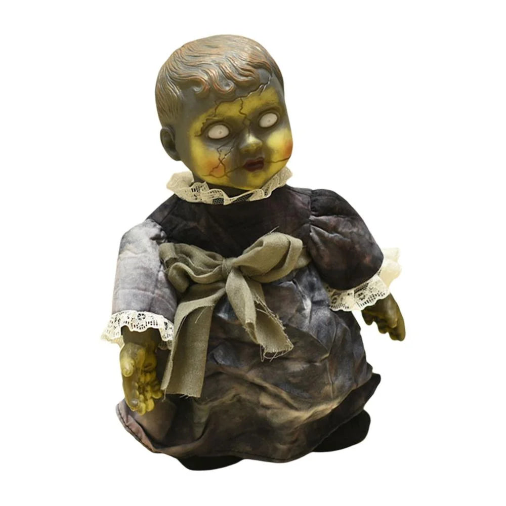 Scary Little Precious Doll with Sound Halloween Decoration M289