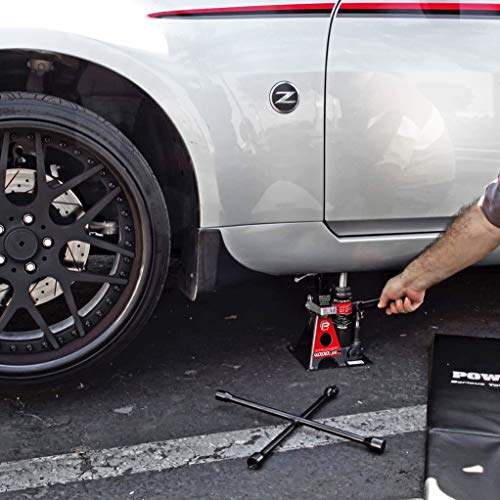 3 Ton Bottle Jack and Jack Stands with 6000 Pound Capacity E503