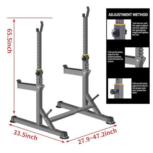 Adjustable Squat Rack Barbell Rack B561