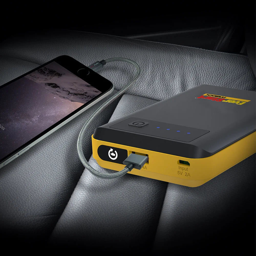600A 12V Lithium Ion Jump Starter and Portable Power Pack E757934