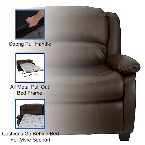 Toffee Memory Foam Sleeper Sofa Q269048