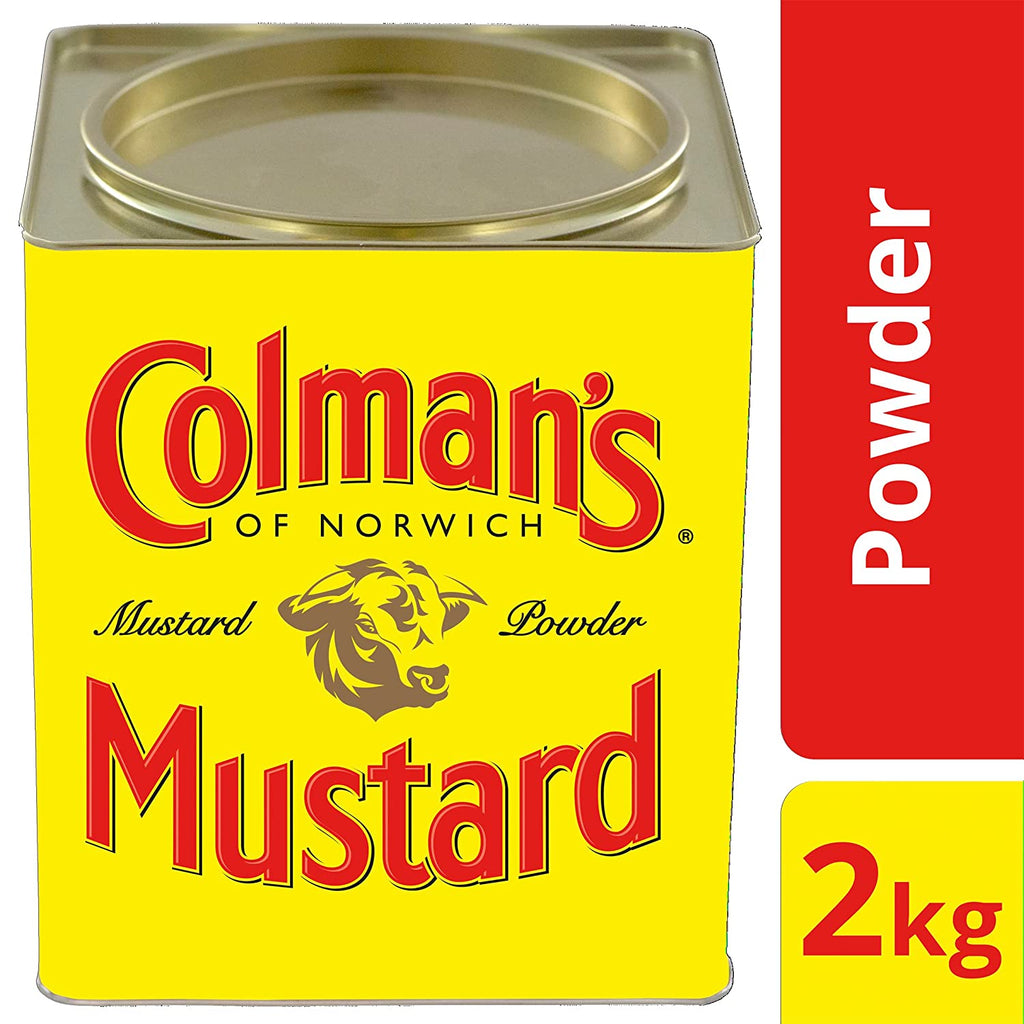 Double Superfine Mustard Powder, 4 Pound 6 Ounce Tin V385
