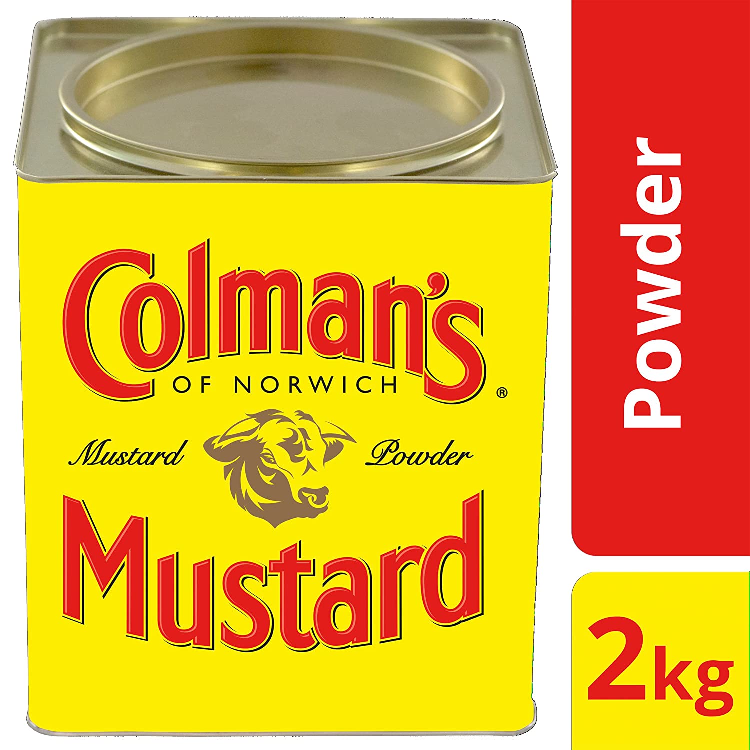 Double Superfine Mustard Powder, 4 Pound 6 Ounce Tin V385