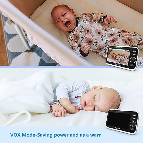 5'' Screen Video Baby Monitor with 30-Hour Battery and Night Vision L166304