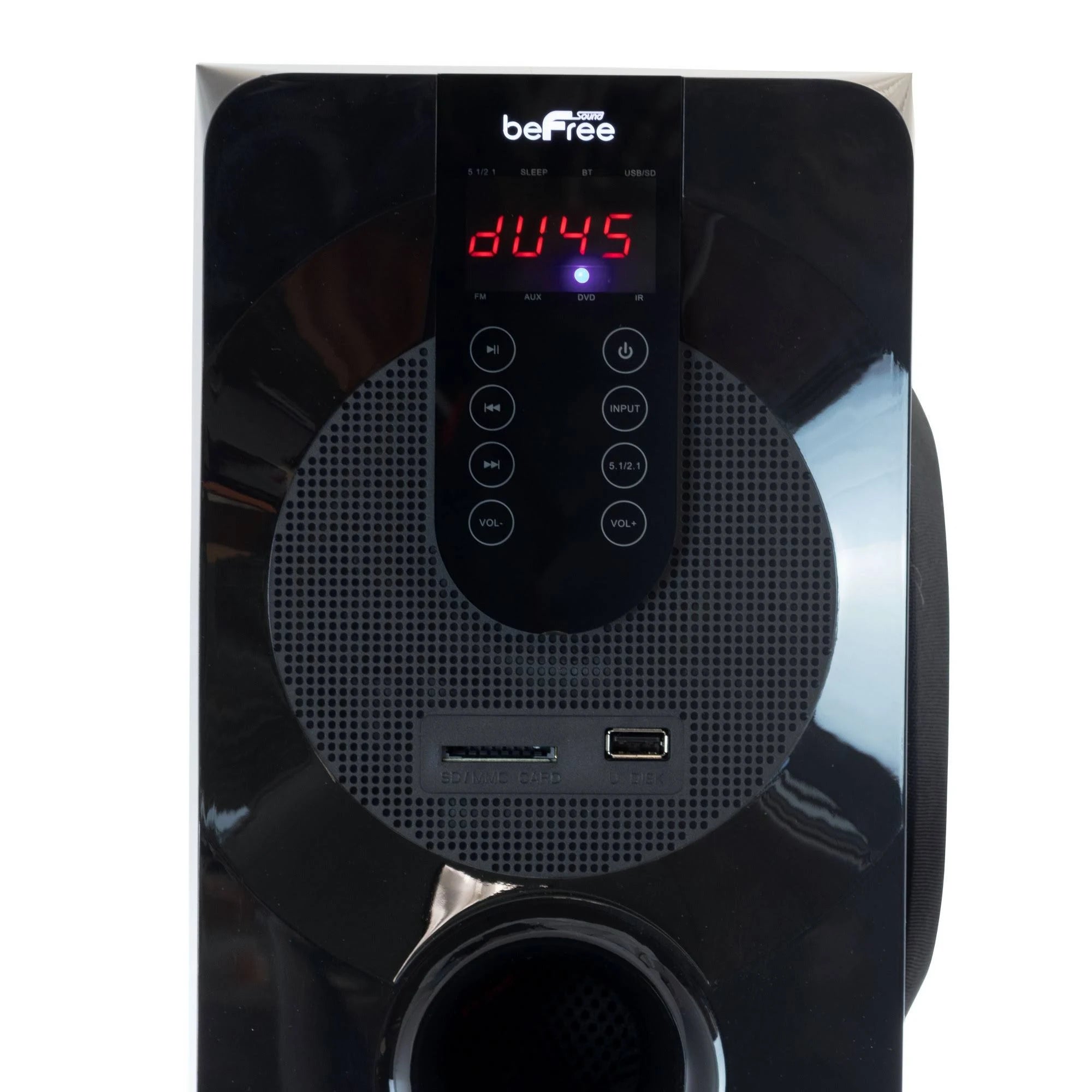 Black 5.1 Channel Bluetooth Surround Sound Speaker System S456