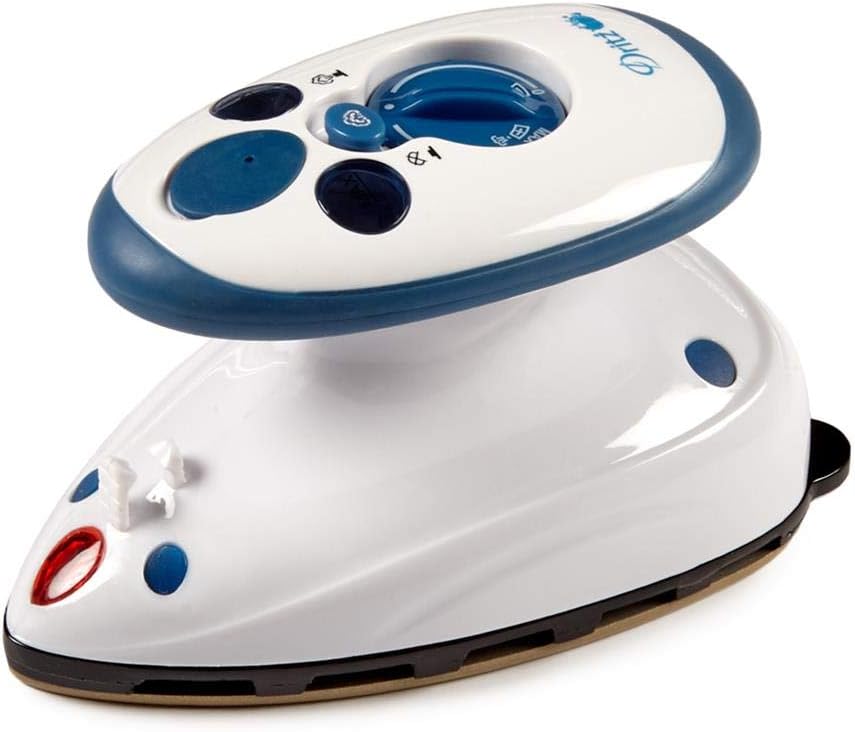 White/Blue Portable Mini Steam Iron W796317