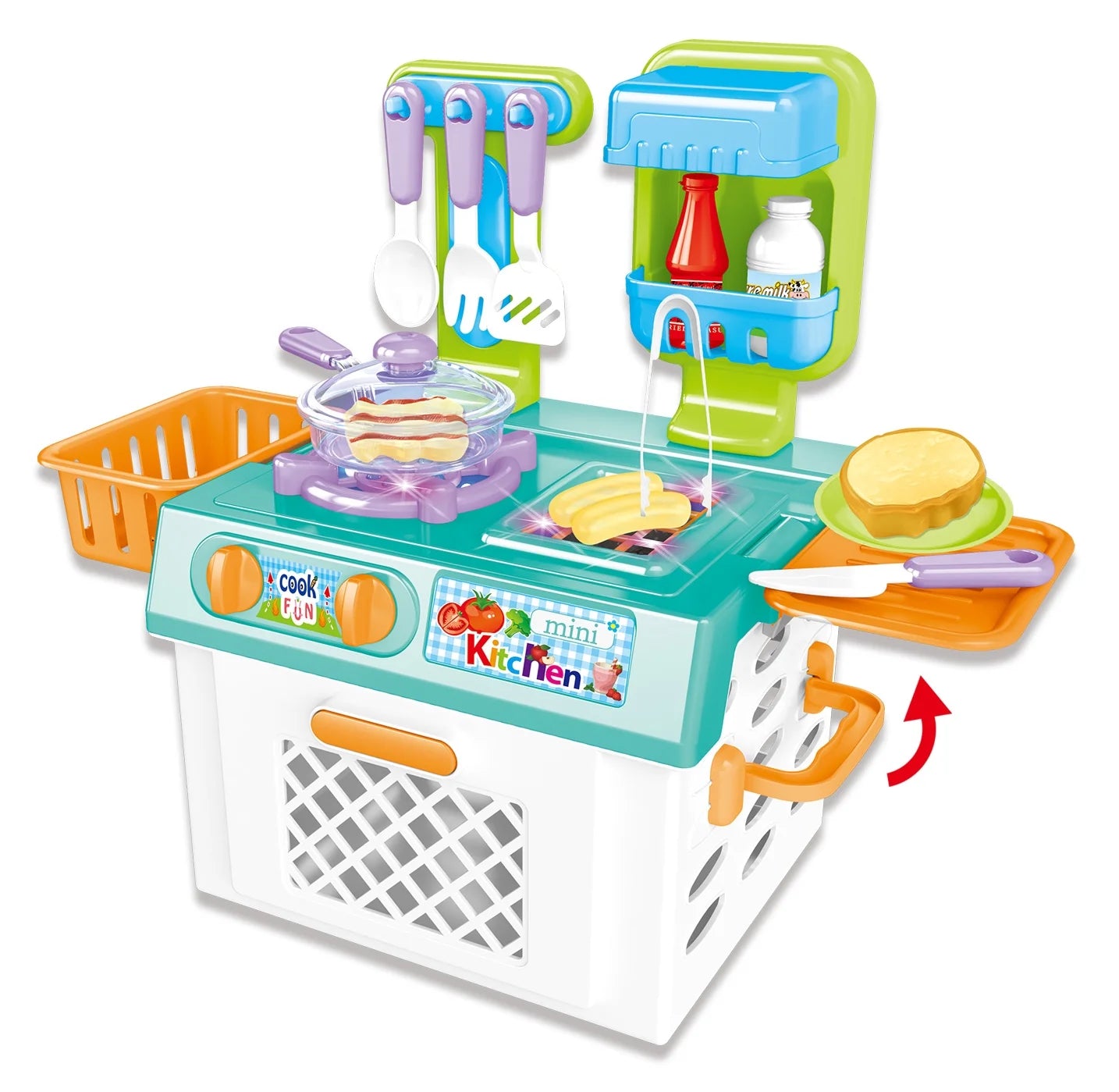Mini Kitchen Playset With Sound And Color Changing Lights X63079