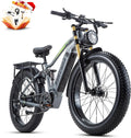 26" Fat Tire Full Suspension Electric Bike A50523