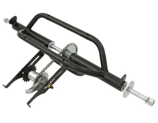 Black 20 inch Trike Conversion Kit with Two Steel Wheel 72 Spoke T499