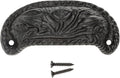 Cast Iron Drawer Bin Pull, 3 1/4" Centers S148