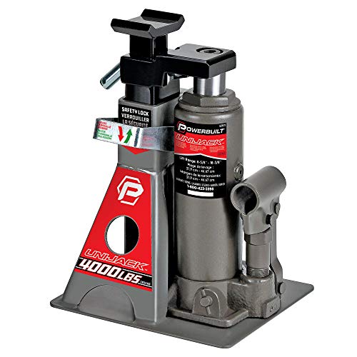 3 Ton Bottle Jack and Jack Stands with 6000 Pound Capacity E503