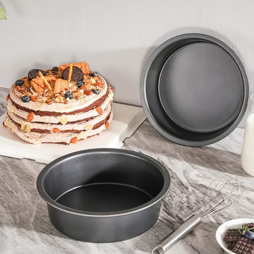 Nonstick Square Baking Pan Set 2 Pieces Grey W341031