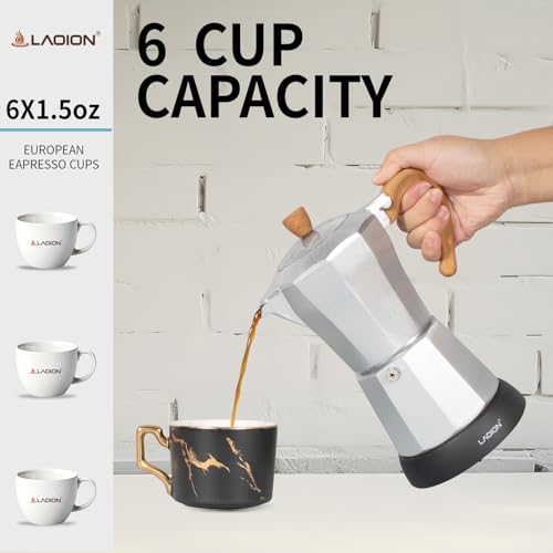6 or 3cup Electric Espresso Coffee Maker H298