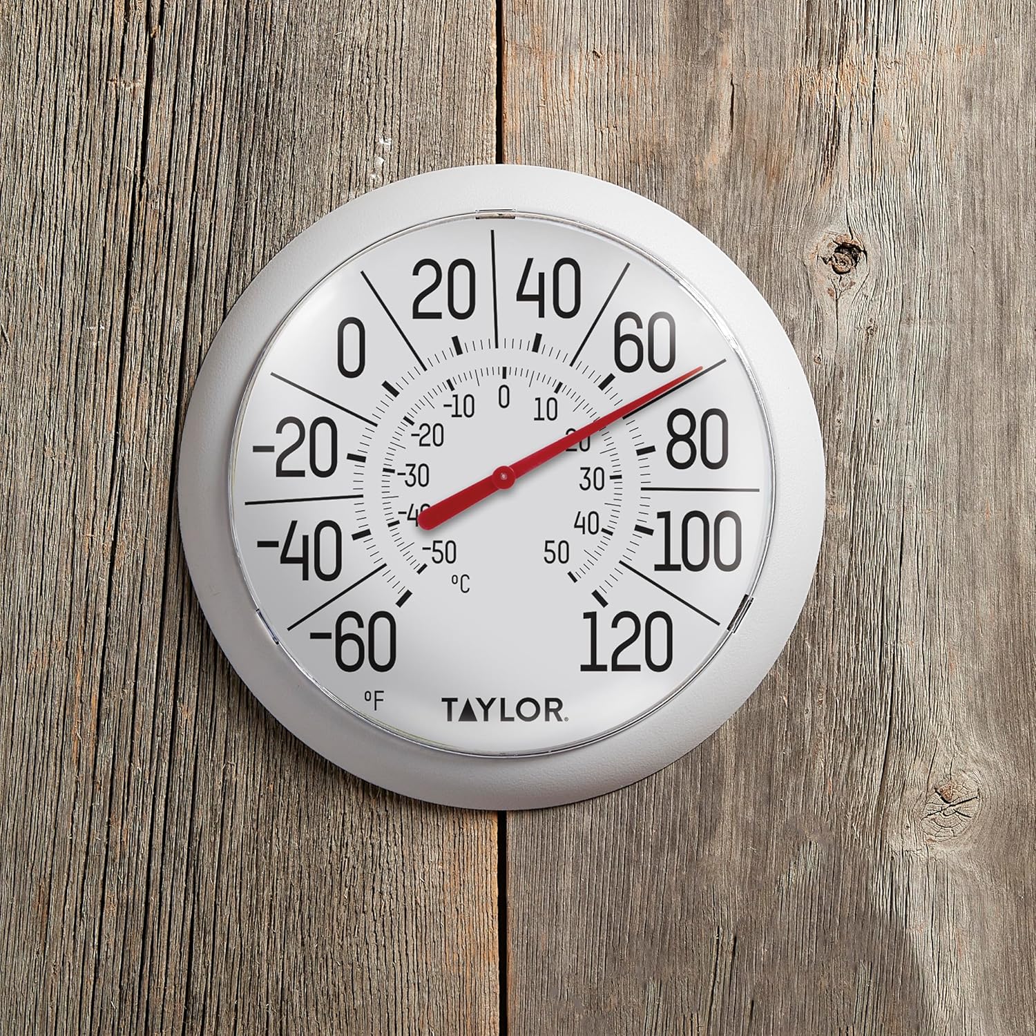 White Bezel 8.5 Inch Dial Thermometer G44708