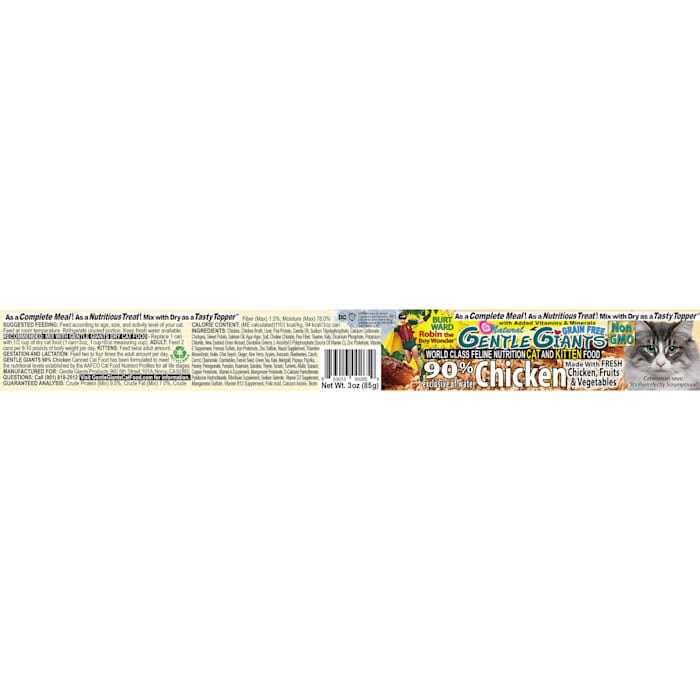 Natural Non-GMO Chicken Cat & Kitten Can Food Z29767