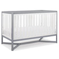 White/Gray 4-in-1 Convertible Crib K41766