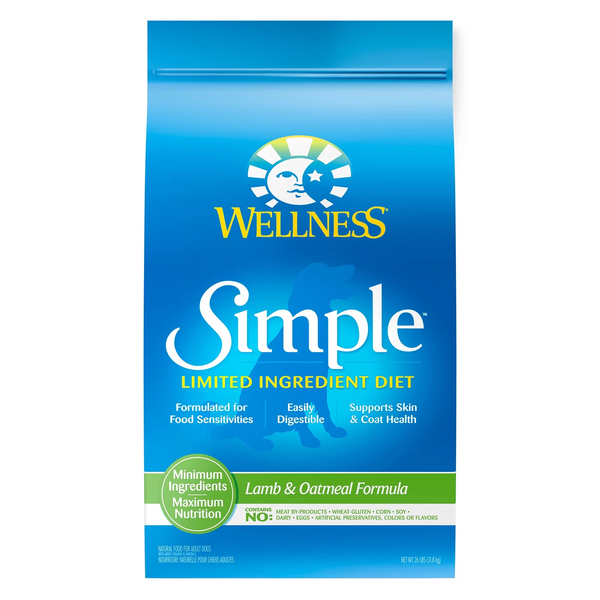 26-Pound Bag Lamb and Oatmeal Dry Dog Food W998