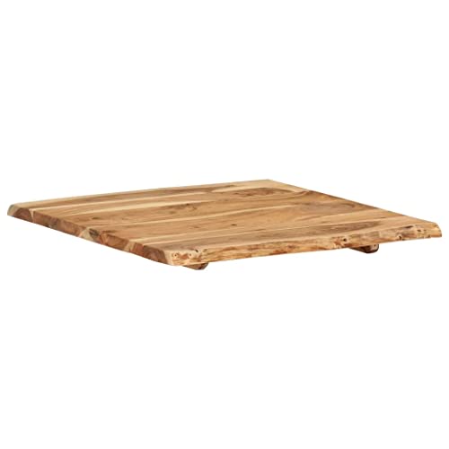 Solid Acacia Wood Table Top 22.8" x(19.7"-23.6") x1 H852613
