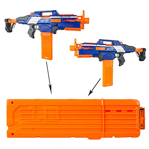 2 Pack 18-Dart Quick Reload Clip and 40 Dart Refill Pack (Orange) P46543