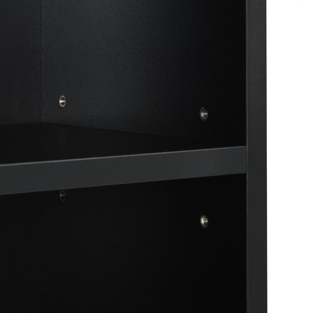 8-Tier Media Tower Rack with Adjustable Shelves I484