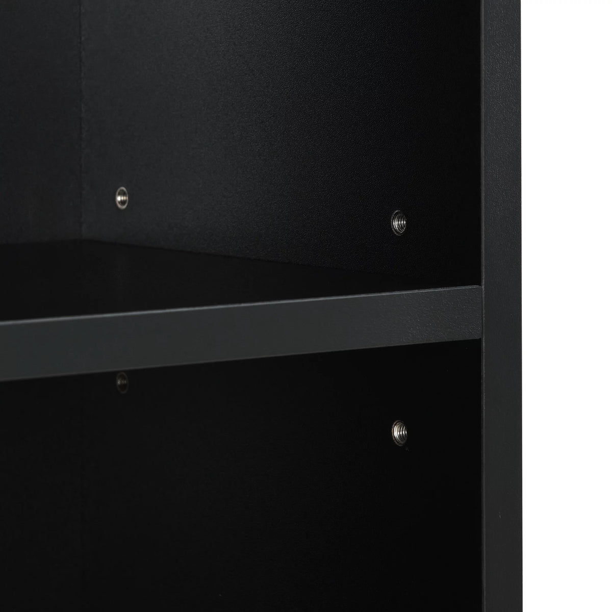 8-Tier Media Tower Rack with Adjustable Shelves I484