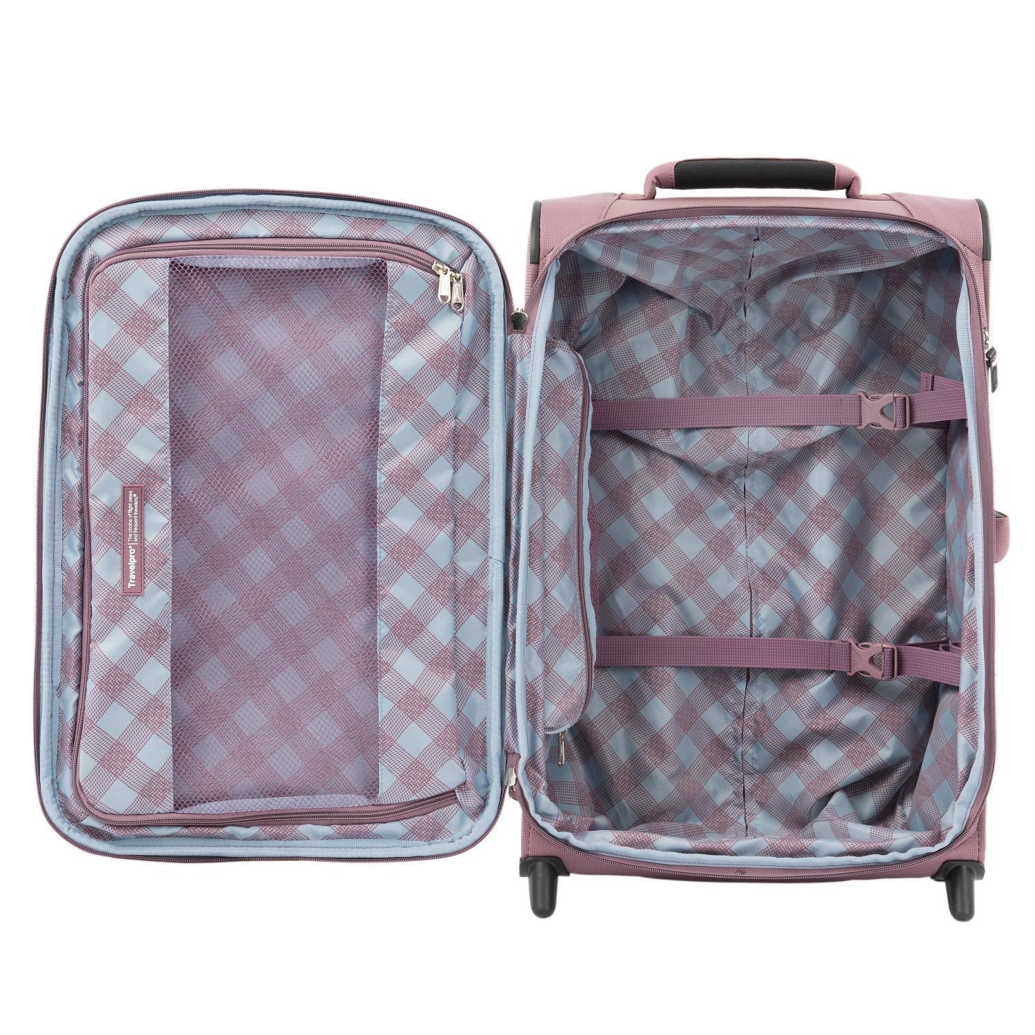 Dusty Rose Expandable Carry-On Rollaboard N76935