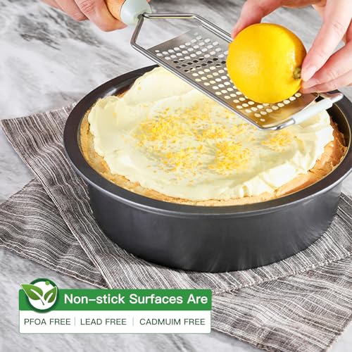 Nonstick Square Baking Pan Set 2 Pieces Grey W341031