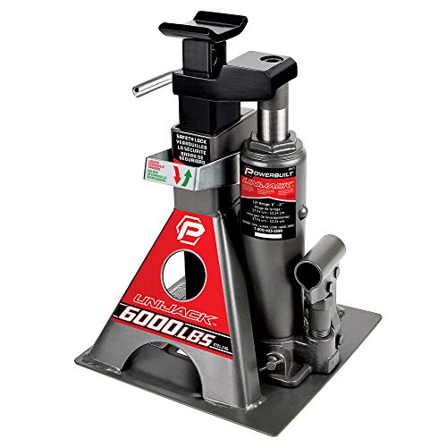 3 Ton Bottle Jack and Jack Stands with 6000 Pound Capacity E503