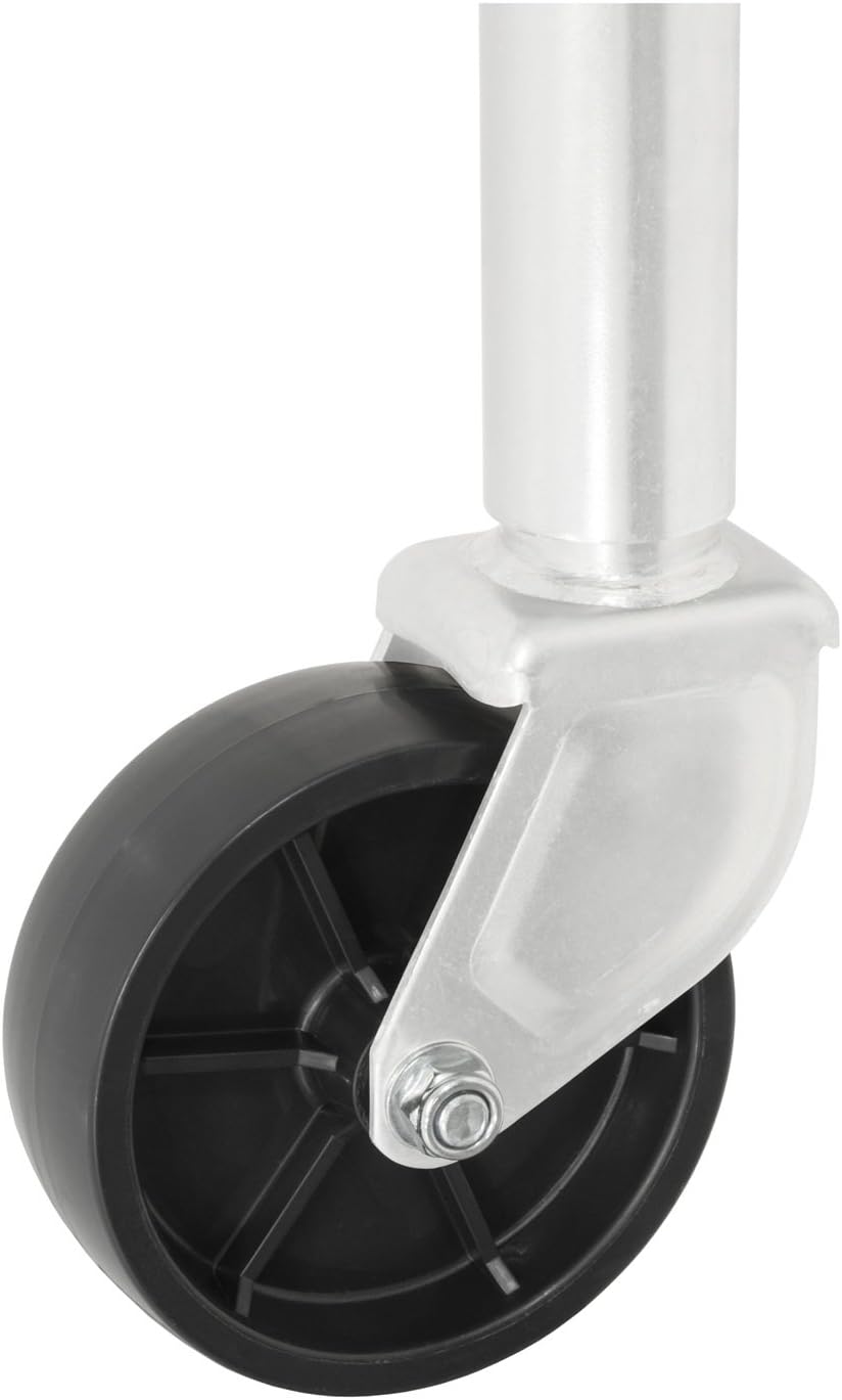 6-Inch Black Plastic Boat Trailer Jack Wheel S258246
