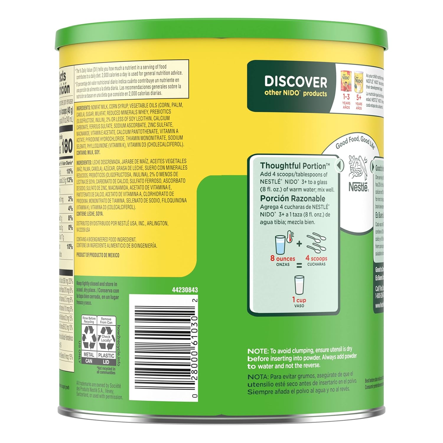 1.76 Pound Toddler Powdered Milk Beverage T366593