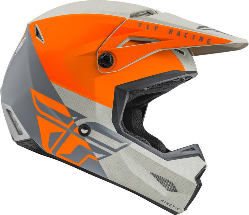 Matte Orange/Grey Helmet V30758