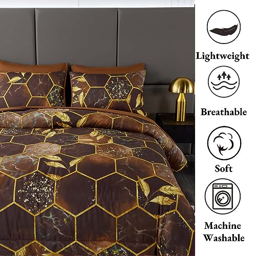 Geometric Black Queen Comforter Set 7 Pieces Z691378