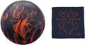 Black Bowling Ball 16lbs & Black Micro Suede Towel L455