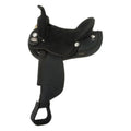 Black Synthetic Trail Saddle with Suede Seat K778