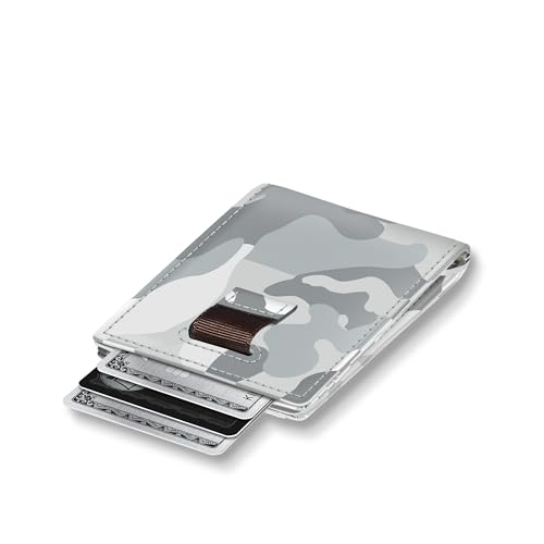 Minimalist Leather Wallet Bifold 12 Card Holder (Blue) A639832