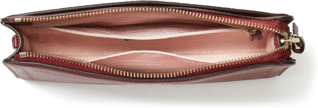 Pebbled Leather Small Crossbody Autumnal Red M855033