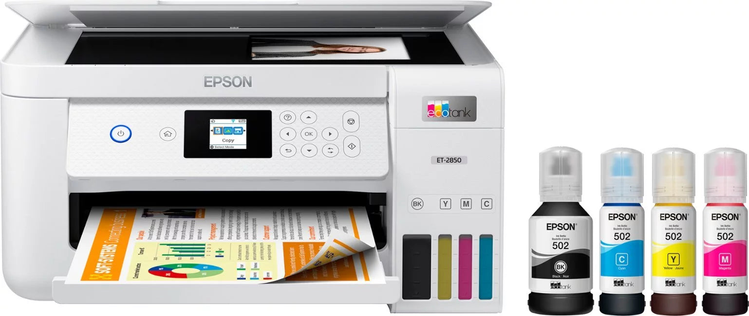 White All-in-One Supertank Inkjet Printer Q5027