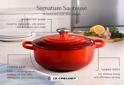 3.5 qt. Enameled Cast Iron Sauteuse Oven E981053