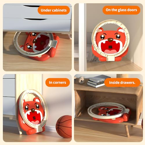 Adjustable Height 2.4-6.5 ft Portable Basketball Hoop W971