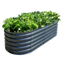 32" Tall Galvanized Metal Raised Garden Bed C445593