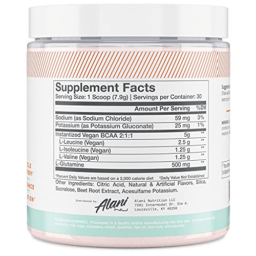 SOUR PEACH RING BCAA Supplement Powder 30 Servings R32652
