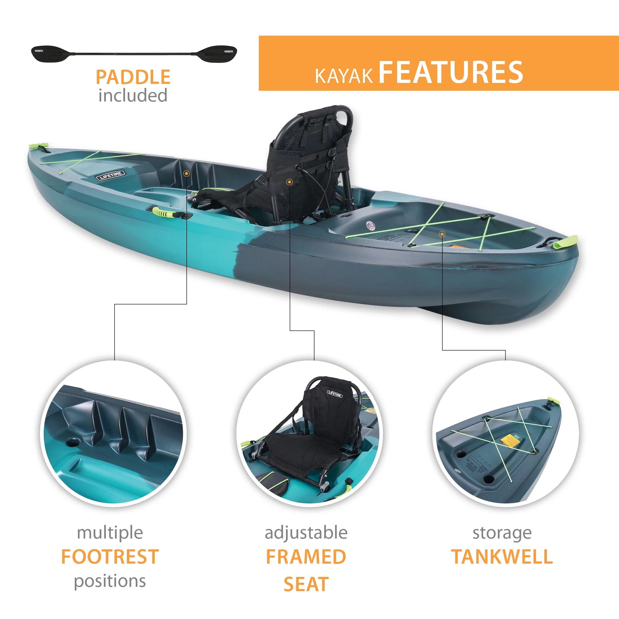 123 inch Sit-on-Top Kayak T3130