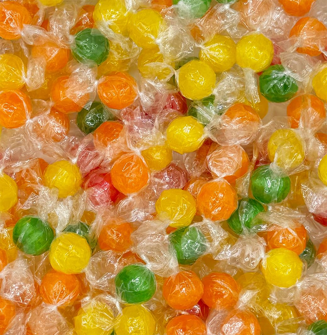 Assorted Fruit Sour Balls Hard Candy (4lb) A8554