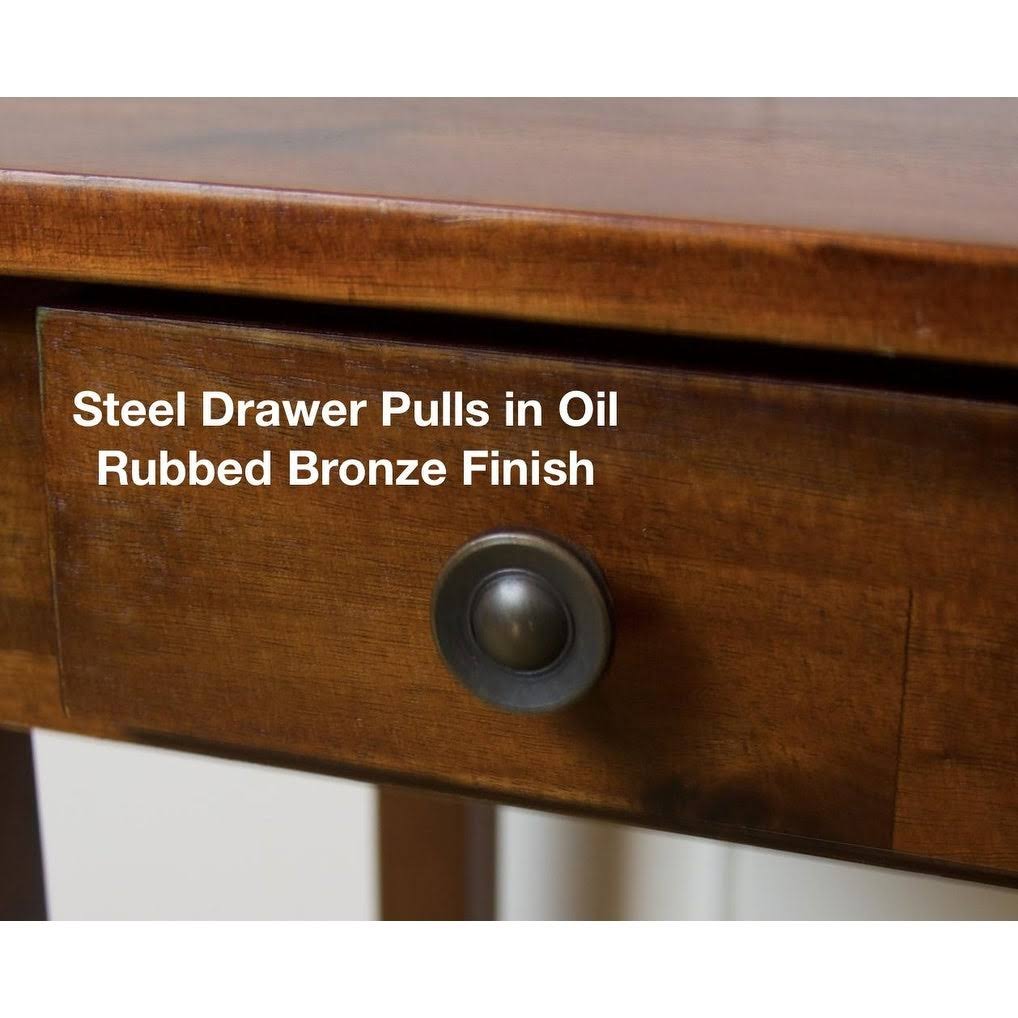 Solid Acacia 1-Drawer End Table - Mahogany X361